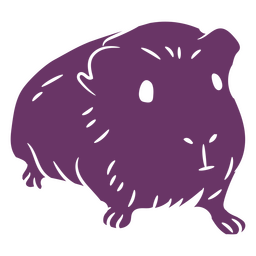 lindo, conejillo de indias, animal, cortar Diseño PNG