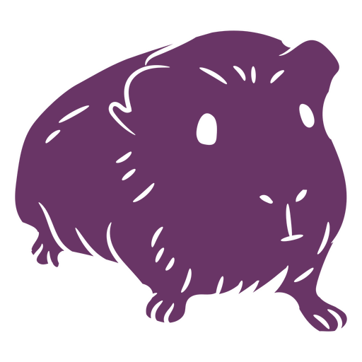 Animal fofo de cobaia cortado Desenho PNG