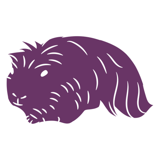 Animal de estimação peludo da cobaia cortado Desenho PNG