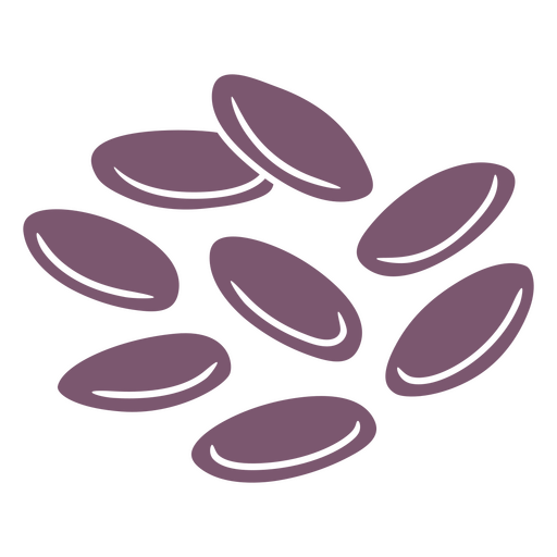 Plant seeds element cut out PNG Design