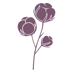 Runde Blütenpflanze ausgeschnitten PNG-Design