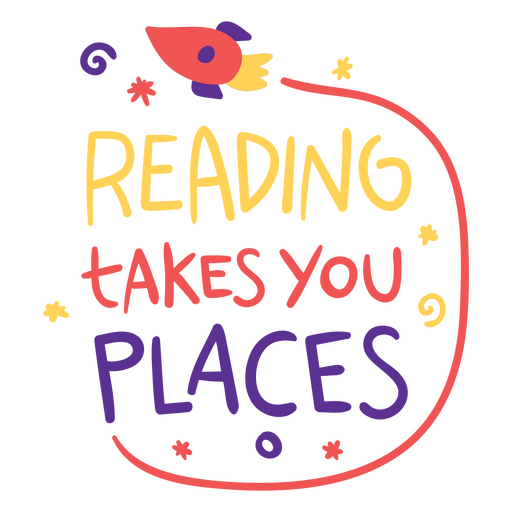 La lectura te lleva a lugares planos