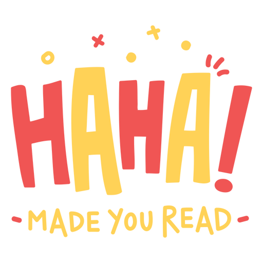 Laughter reading badge