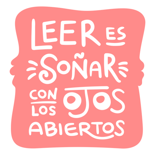 Abzeichen für spanische Lesebücher PNG-Design