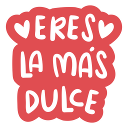 Citação motivacional de doodle doce em espanhol Desenho PNG