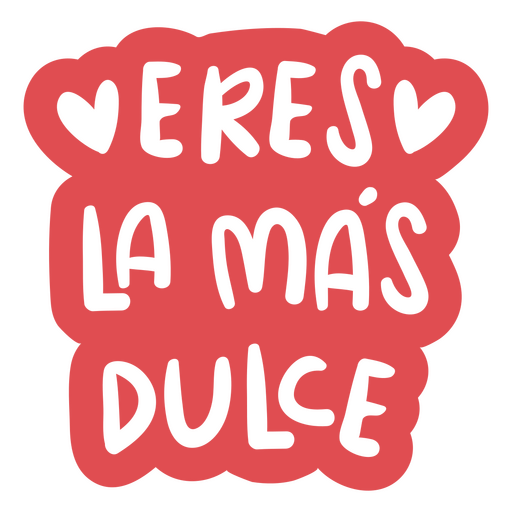 Süßes Doodle-Motivationszitat Spanisch PNG-Design