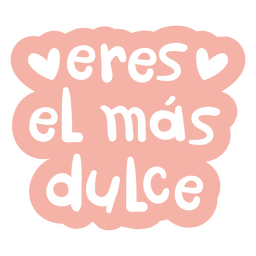La cita motivacional del garabato más dulce en español Diseño PNG