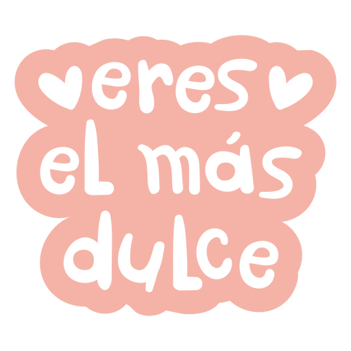 Cita??o motivacional de doodle mais doce em espanhol