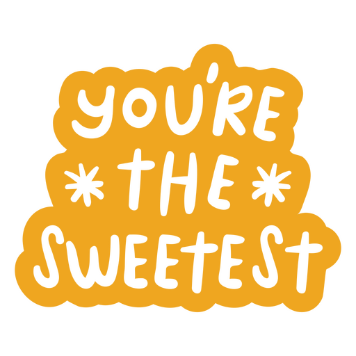 La cita motivacional del garabato más dulce Diseño PNG