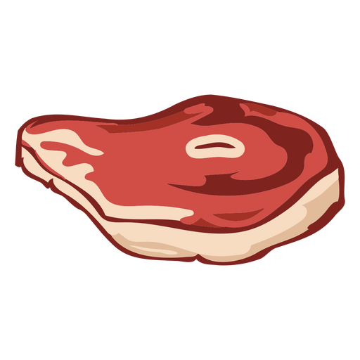 Cow meat steak food PNG Design