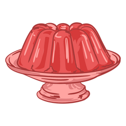 Erdbeergelee essen PNG-Design
