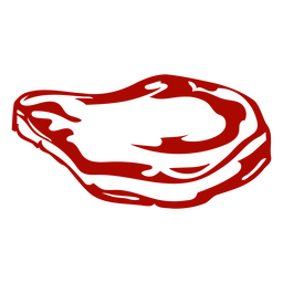 Filete de alto contraste Diseño PNG