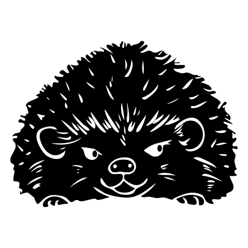 Wütendes Igeltier ausgeschnitten PNG-Design