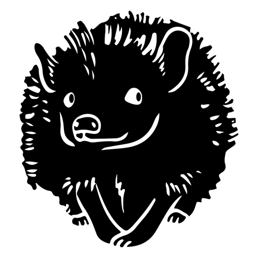 Glückliches Igeltier ausgeschnitten PNG-Design