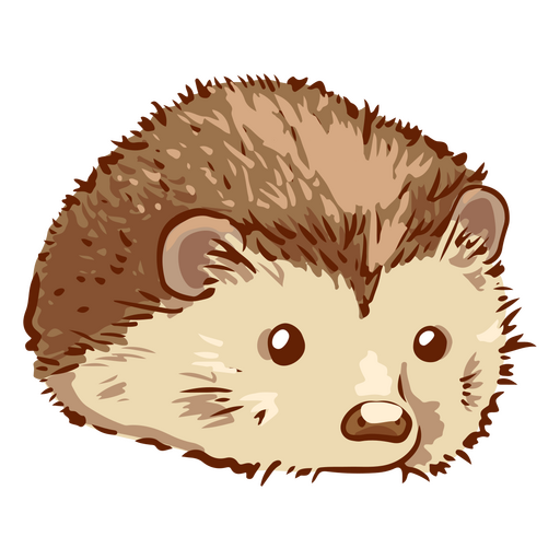 Cute Hedgehog pet animal PNG Design