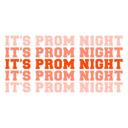 Its prim night badge PNG Design