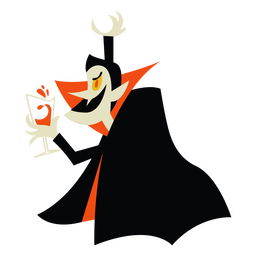 Design PNG E SVG De Personagem De Desenho Animado Vampiro Para Camisetas