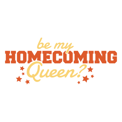 Prom queen proposal badge PNG Design