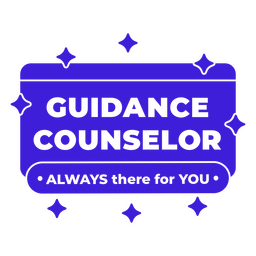 Guidance counselor badge PNG Design Transparent PNG