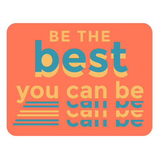 Be the best quote badge