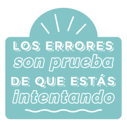 Spanisches Motivationsabzeichen PNG-Design