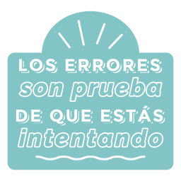 Spanish motivational badge PNG Design Transparent PNG