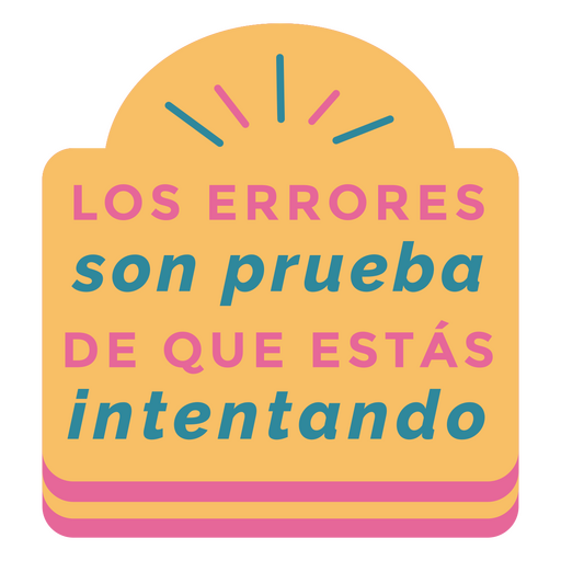 Distintivo de sala de aula de espanhol motivacional