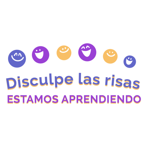 Emojis emblema de educação espanhola Desenho PNG