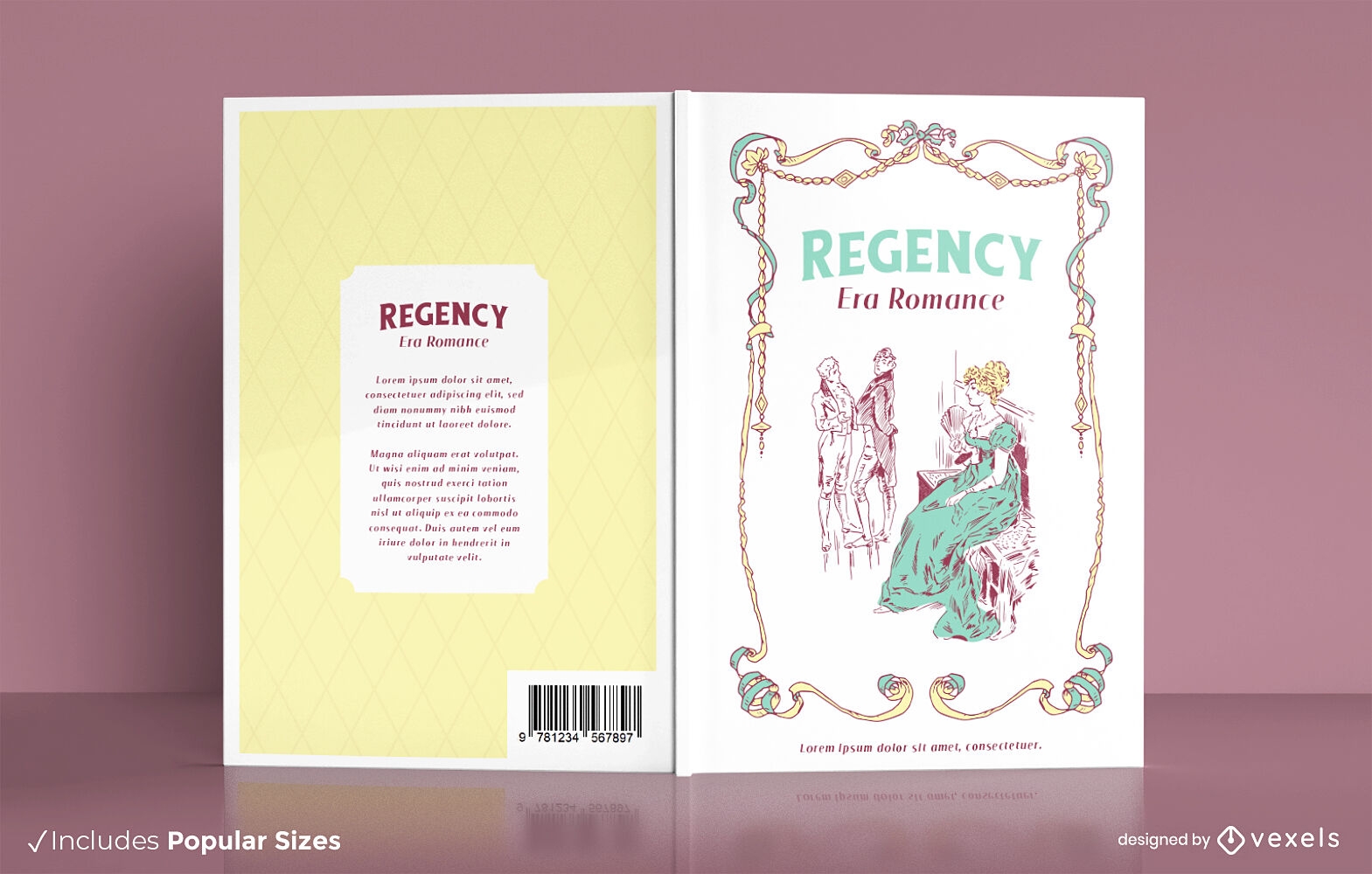 Romance book cover design