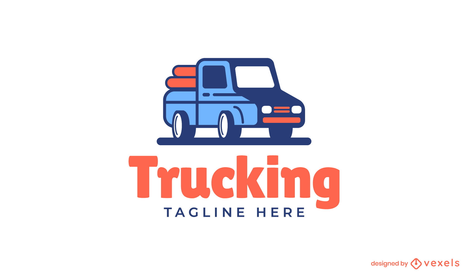 Logo-Design für LKW-Transportunternehmen