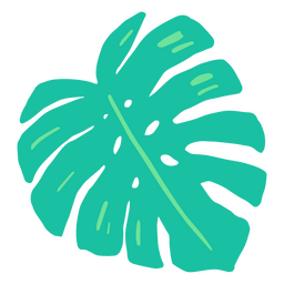 Palmblattnatur flach PNG-Design