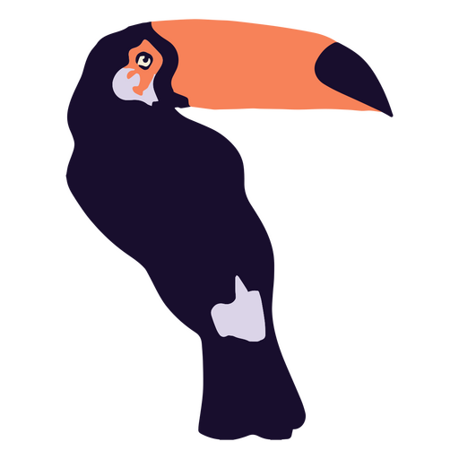 Animal de pájaro tropical tucán