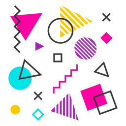 Memphis pattern abstract PNG Design