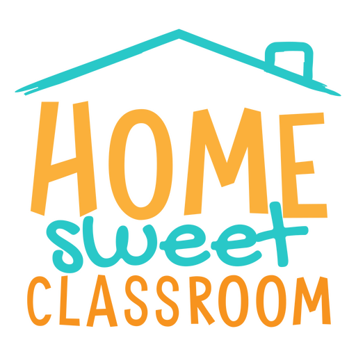 Classroom quote lettering PNG Design