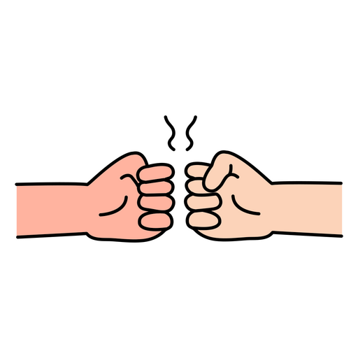 Dise?o simple de pu?os de mano. Diseño PNG