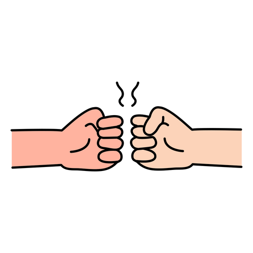 Hand fists simple design PNG Design