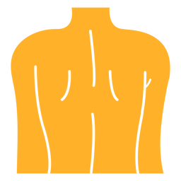 Male back cut out element