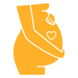 Schwangere Frau ausgeschnittenes Element PNG-Design
