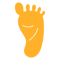 Little feet cut out PNG Design
