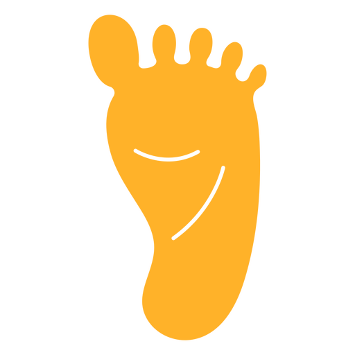 Little feet cut out PNG Design