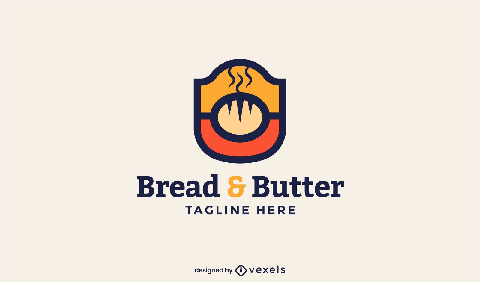 Kit de marca completo com logotipo de padaria de pão