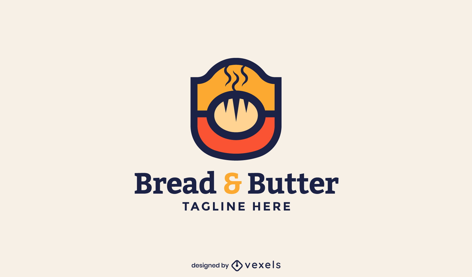 Komplettes Branding-Kit mit Brotbäckerei-Logo