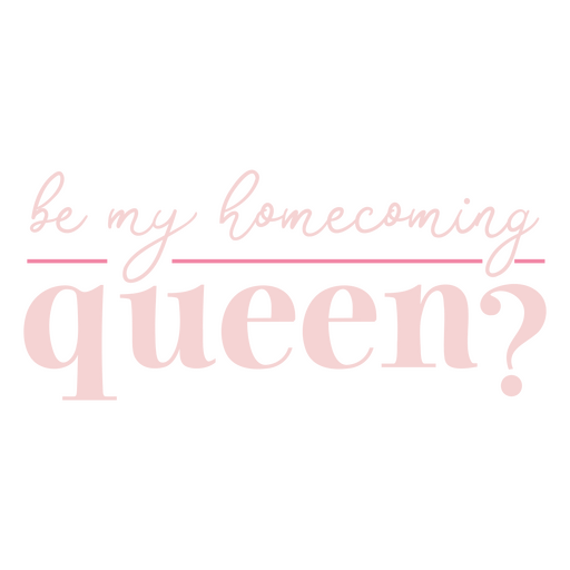 Romantisches Nachrichtenabzeichen der Abschlussballkönigin PNG-Design