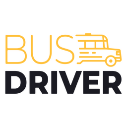 Distintivo de carro de motorista de ônibus escolar