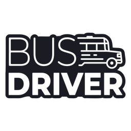 Distintivo de motorista de ônibus escolar