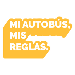 Motorista de ônibus escolar governa citação em espanhol Transparent PNG