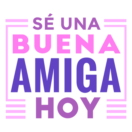 Spanisches Freundschaftsabzeichen PNG-Design