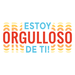 Proud Quote Spanish Badge PNG & SVG Design For T-Shirts