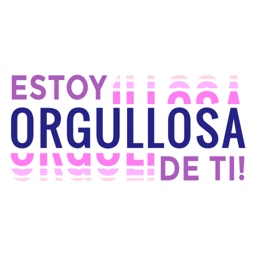 Orgulhoso de você citar distintivo espanhol Desenho PNG