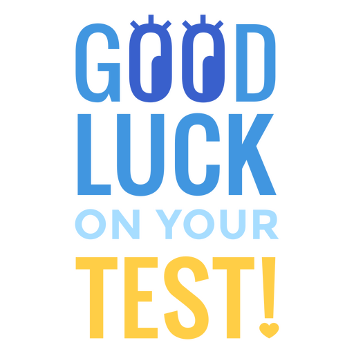 Good luck quote colorful badge PNG Design